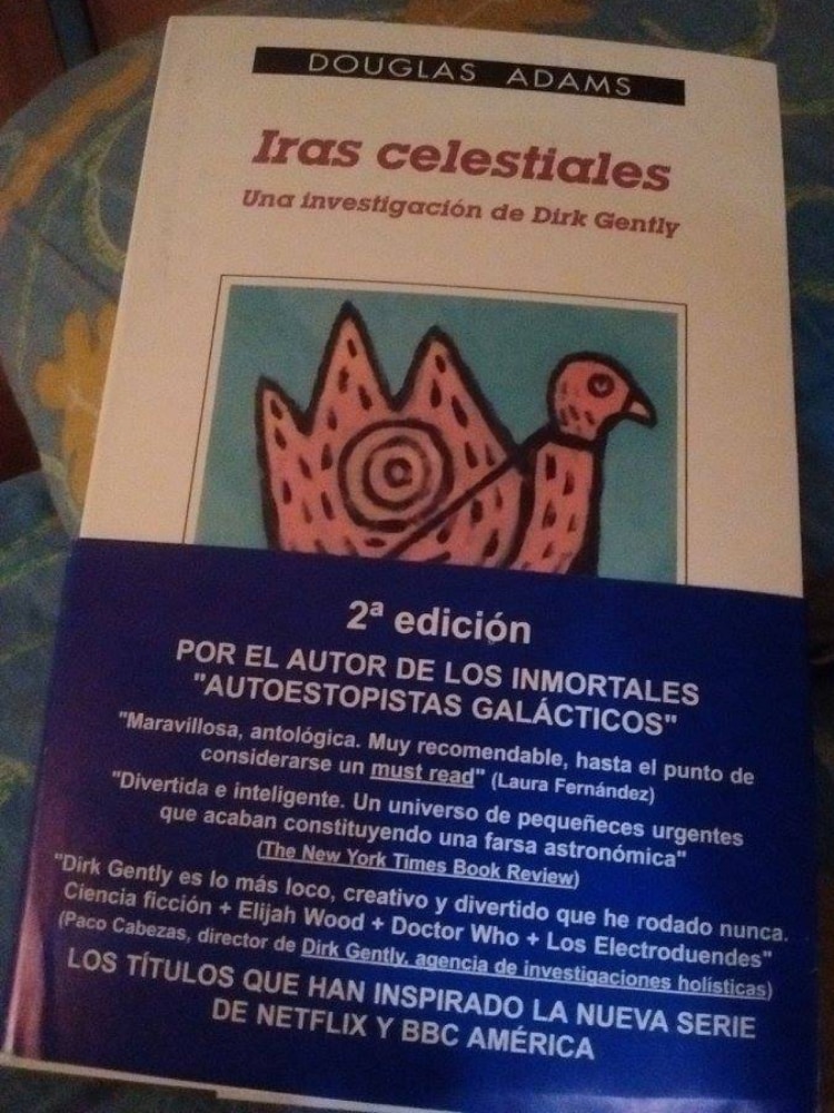 Douglas Adams - Iras celestiales - Tapa